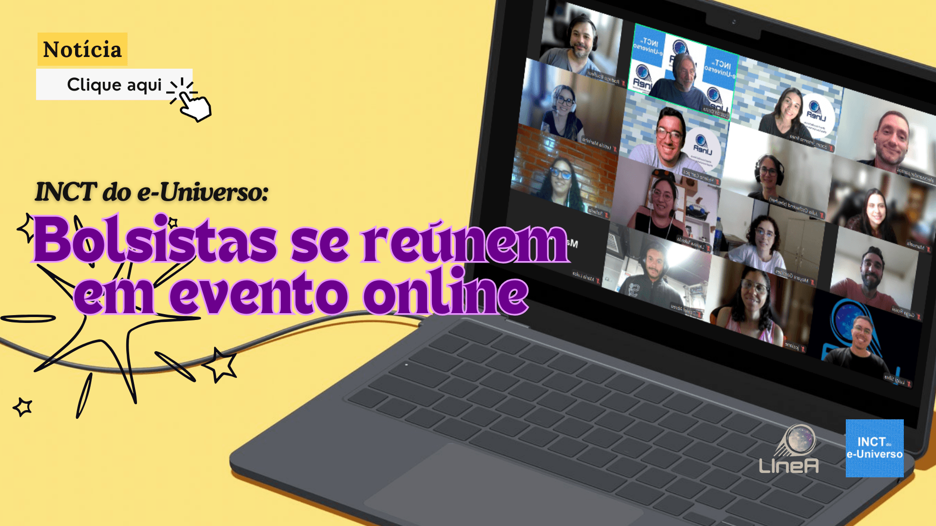 INCT do e-Universo: Bolsistas se reúnem em evento online